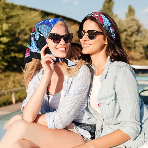 Vista 7 de Bandana para hombre Pañuelo para la cabeza con estampado multiusos que absorbe la humedad