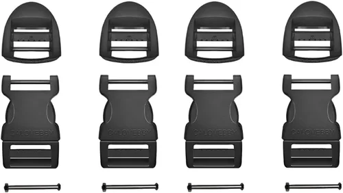 Vista 7 de Hebilla de liberación lateral rápida de 1 pulgada, clip ajustable sin costura, reemplazo de plástico para correas de nailon, cinturón de mochila 2
