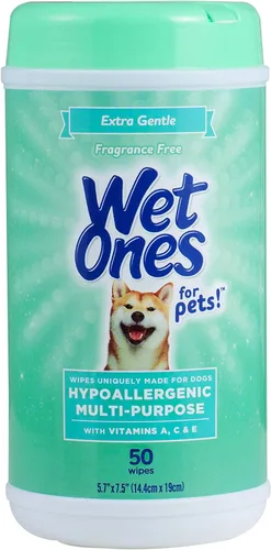 Vista 12 de Wet Ones Paquete mixto de 13 toallitas húmedas para humanos y mascotas, hipoalergénicas, 10 paquetes de toallitas para manos y cara para piel