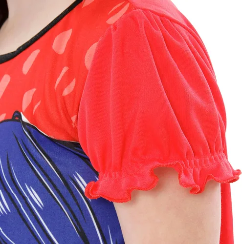 Vista 4 de Miraculous Camisón de mariquita Camisón de lunares para niñas Camisones y camisas de dormir Tikki para niñas Tallas 5 a 12, rojo