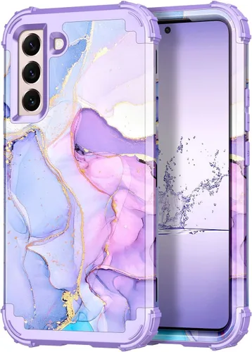 Vista 12 de Casetego Funda para Galaxy A16 5G, que brilla en la oscuridad, tres capas, resistente, a prueba de golpes, protección completa, policarbonato duro