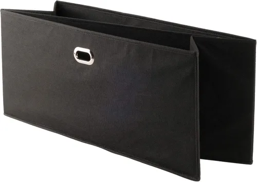 Vista 10 de Winsome Torino - Estantería plegable de 3 piezas con cestas de tela, color negro (20306)