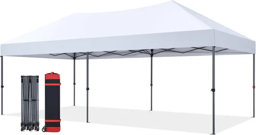 Vista 22 de COOSHADE - Tienda de campaña fácil de montar 8x8 pies (azul marino)