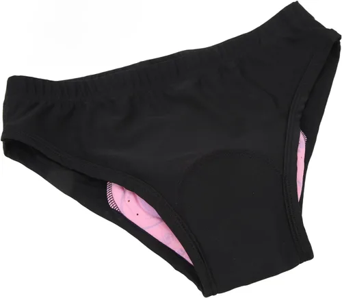 Vista 5 de HEEPDD Ropa interior acolchada en 3D para mujer, color negro, de secado rápido, para ciclismo de montaña (M)