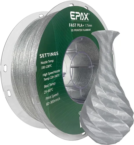 Vista 19 de EPAX High Speed PLA+ Filamento para Impresora 3D, Filamento de Impresión 3D de PLA Rápido, 1.75mm, Precisión Dimensional +/- 0.03 mm, Carrete de 1KG