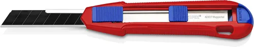 Vista 4 de KNIPEX Tools CutiX Cuchillo universal a presión, 6-1/2 pulgadas, rojo/azul
