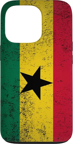 Vista 10 de Grunge Ghana Flag Vintage Accra West African Ghanaian Gift Case for iPhone 17