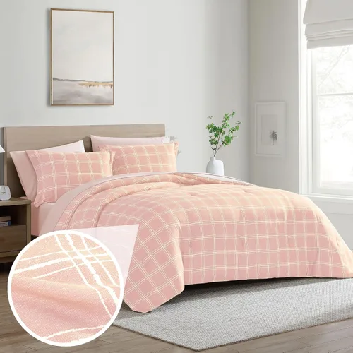 Vista 18 de Cathay Home Basic Bedding Home Essential - Juego de ropa de cama de microfibra ultrasuave y ligera, resistente a las arrugas, 6 piezas