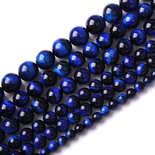 Vista 93 de 4mm 90 piezas Cuentas de piedra natural de turquesa africana para hacer joyería Cuentas sueltas de gemas redondas para pulseras, collares, aretes
