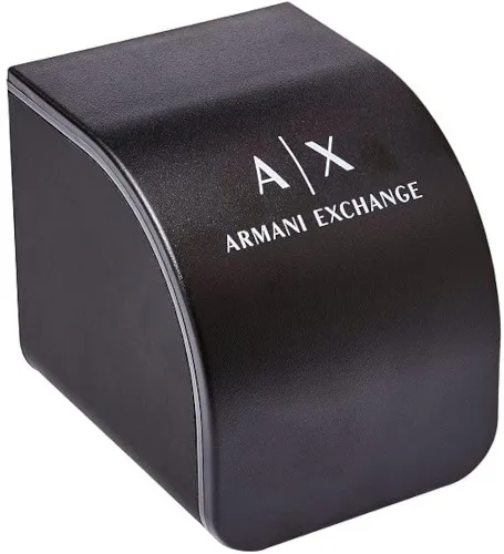 Vista 4 de Armani Exchange - Reloj de cuarzo Hampton para hombre, Blanco, Correa