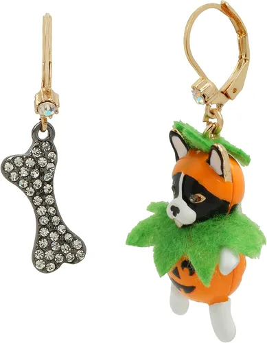 Vista 2 de Pendientes de perro Jack-o-Lantern