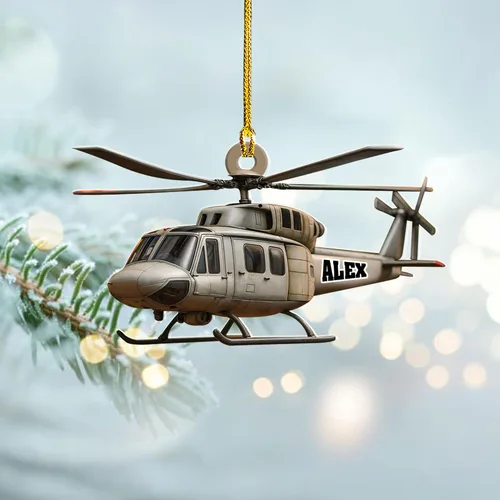Vista 25 de Adornos de Navidad del ejército estadounidense, adorno de veterano para hombres y mujeres, adornos patrióticos para decoración de árbol de Navidad