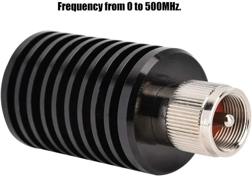Vista 3 de Antena de prueba de carga ficticia de radio bidireccional de 2.835 in, portátil Dl 30A 50 carga ficticia 100W 0 500 Mhz Pl 259 UHF conector macho