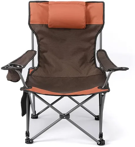Vista 4 de Silla plegable Silla plegable reclinable para exteriores (naranja) (azul talla única)