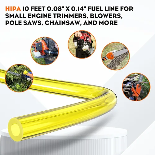 Vista 2 de HIPA manguera para combustible de 10 pies para motores comunes de 2 ciclos