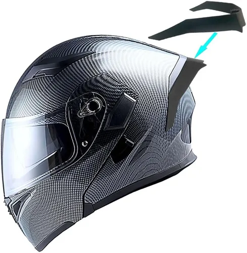 Vista 11 de 1Storm Casco modular de cara completa para motocicleta con doble visera abatible y protector solar: HB89 Flecha Azul