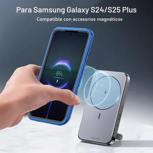 Vista 6 de I-HONVA para Samsung Galaxy S25 Plus, Funda para Galaxy S24 Plus [Compatible con MagSafe] Protección de 3 capas a prueba de golpes
