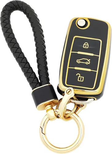 Vista 29 de Funda para Llavero de Coche Llavero Funda de Llave de TPU Suave Carcasa de Protección Portallaves Accesorios