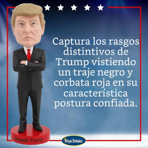Vista 2 de Cabezón de Donald Trump