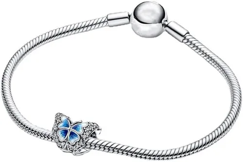 Vista 5 de Dijes de plata de ley 925 para pulseras y collares, cuentas de viaje de belleza de elefante animal, dijes de árbol familiar, regalo de joyería