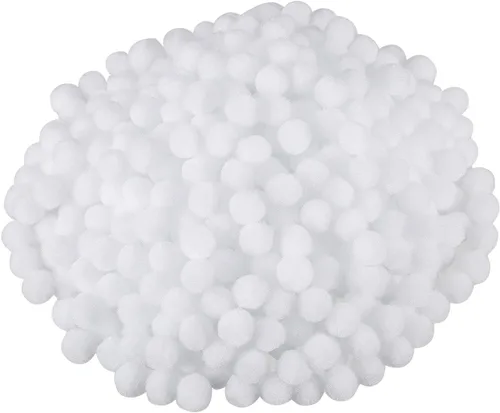 Vista 12 de Blulu - Pompones para manualidades y suministros de hobby, 500 unidades, 0.5 in