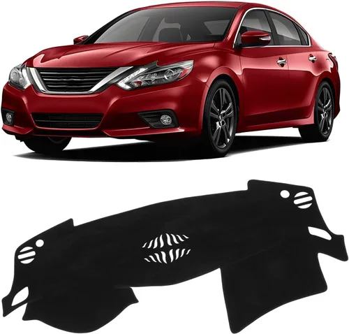 Vista 25 de KUST Funda negra para salpicadero compatible con Tesla Modelo Y Modelo 3 2017-2023, accesorios para el modelo Y Modelo 3, tapete antideslizante