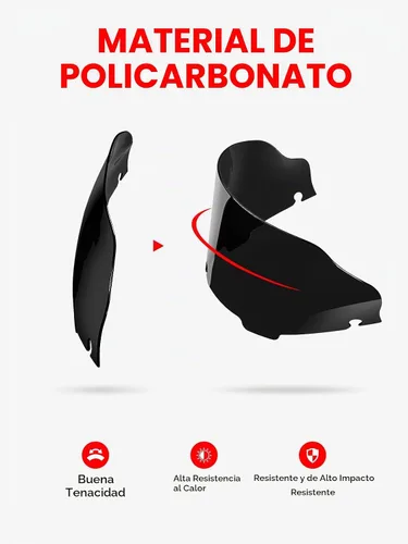 Vista 4 de Amazicha Parabrisas delantero negro de 6 pulgadas compatible con Harley Electra Street Glide Touring 1996-2013