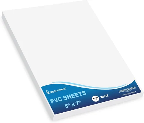 Vista 36 de Mega Format Hojas de plástico de PVC expandido – Hoja negra rígida de 5 x 7 pulgadas para manualidades, señalización y exhibiciones – Sintra Negro