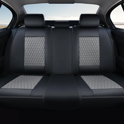 Vista 65 de Coverado Fundas de asiento delantero, fundas de asiento delantero de automóvil, fundas de asiento de piel de napa para automóviles, fundas