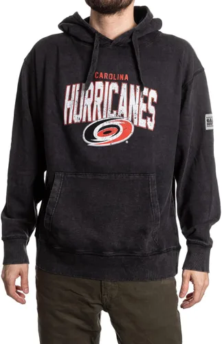 Vista 29 de Calhoun NHL Sudadera con capucha unisex Acid Wash - Sudadera de forro polar vintage para fanáticos