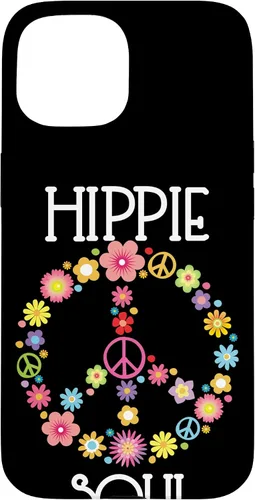 Vista 6 de Hippie Soul Flower Power Floral Peace Sign 60s 70s Gift Case for iPhone 17