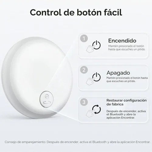 Vista 5 de Air Tracker Tag-2 Pack, Smart Item Tags [Apple MFi Certified]