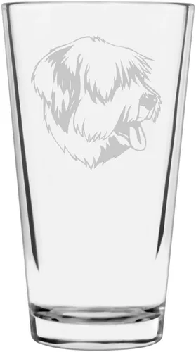 Vista 173 de Podenco Canario - Vaso de pinta de 16 onzas con temática de perro personalizado