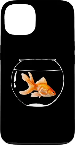 Vista 7 de iPhone 16 Goldfish Bowl Fish Fantail Goldfish Estuche para acuario de agua dulce