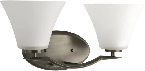 Vista 15 de Progress Lighting Bravo - Lámpara de tocador de baño de 3 luces, níquel cepillado níquel