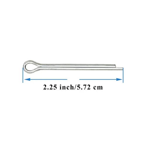 Vista 4 de Kit de 2 tuercas de remolque para eje de 1 pulgada, incluye tuercas de eje de 1 pulgada, arandelas de husillo de 1 pulgada y pasadores de chaveta