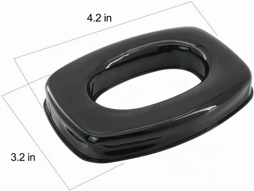 Vista 2 de Almohadillas de gel compatibles con Howard Leight de Honeywell, Impact Sport, Pro, Sync, serie de orejeras de protección auditiva, repuesto