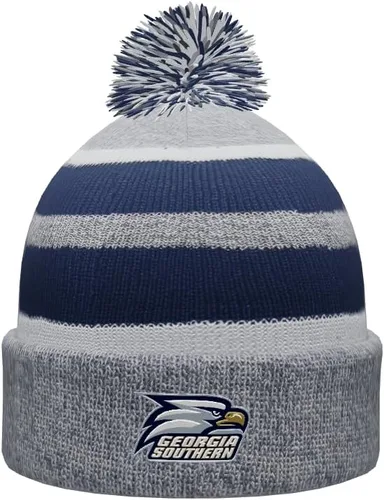 Vista 7 de NCAA Prime - Gorro de punto de invierno con pompón plegable