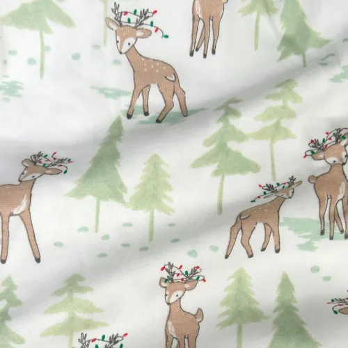Vista 9 de HonestBaby - Pijama familiar navideña de algodón orgánico