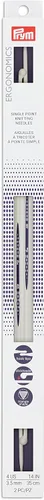 Vista 10 de Prym Ergonomics - Aguja de tejer de un solo punto de 14 pulgadas, tamaño 2 (paquete de 2)