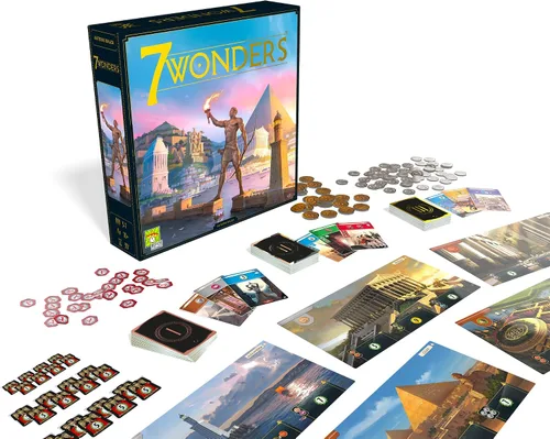 Vista 5 de Asmodee Juego de mesa 7 Wonders (nueva edición) - Lleva tu civilización a la prosperidad, juego de estrategia para niños y adultos, a partir de 10