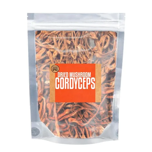 Vista 2 de Essential Spice Champiñones Cordyceps secos, 8 onzas – Sabor suave y terroso con beneficios funcionales – Ideal para tés, caldos, tónicos y recetas