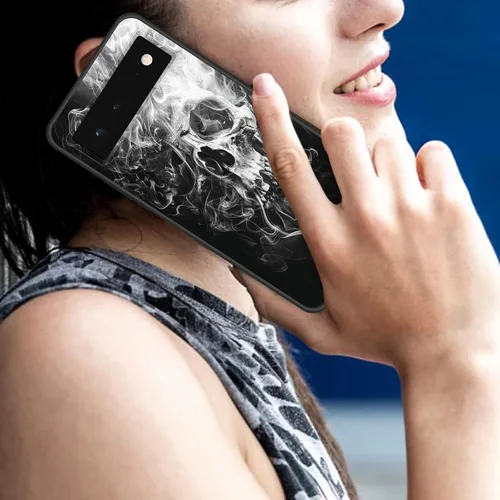 Vista 256 de Funda delgada para Google Pixel 4 XL, funda delgada de silicona de TPU suave a prueba de golpes para Google Pixel 4 XL, astronauta Galaxy