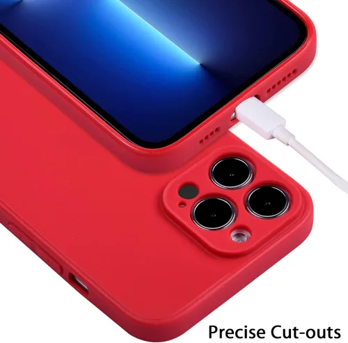 Vista 2 de Wisdompro Funda delgada suave del teléfono de TPU para el iPhone 13 Pro Max - 5 colores dulces 5 Pack Bundle Extra Thin TPU Gel Protective Case