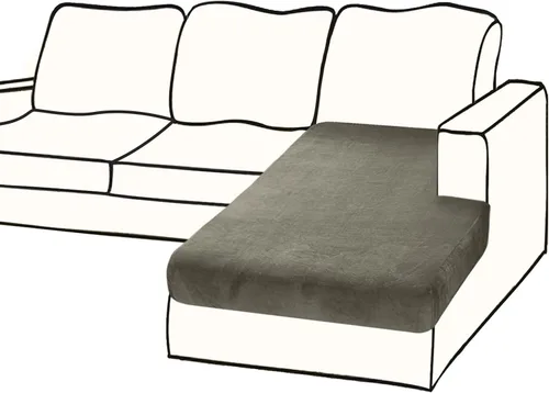 Vista 10 de BT.WA Funda de Cojín de Sofá de Terciopelo 1 Pieza Funda de Cojín de Asiento Elástica Funda de Sillón Fundas Separadas de Sofá Seccional Protector