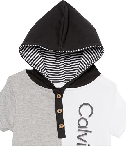 Vista 2 de Calvin Klein Mameluco, negro, blanco (BlackHeatherWhite)
