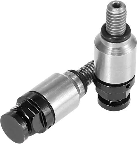 Vista 4 de Motoforti 2 unids M5x0.8 motocicleta tornillo horquilla aire purgador válvula para Honda para Yamaha para Suzuki para Kawasaki negro