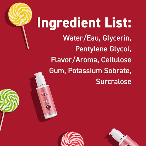 Vista 6 de XESSO Fruity Lollipop - Gel lubricante oral comestible con sabor a piruleta, 4 onzas líquidas, ingredientes hipoalergénicos para hombres, mujeres