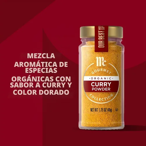 Vista 5 de McCormick Gourmet Curry en Polvo Orgánico, 1.75 Oz