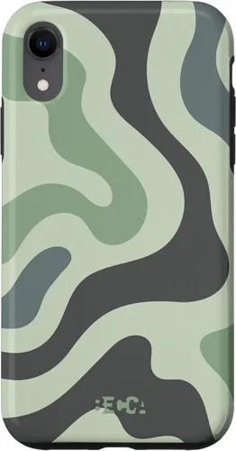 Vista 8 de Funda psicodélica para iPhone 15 Retro Groovy Liquid Swirl Hippie 70's 80's